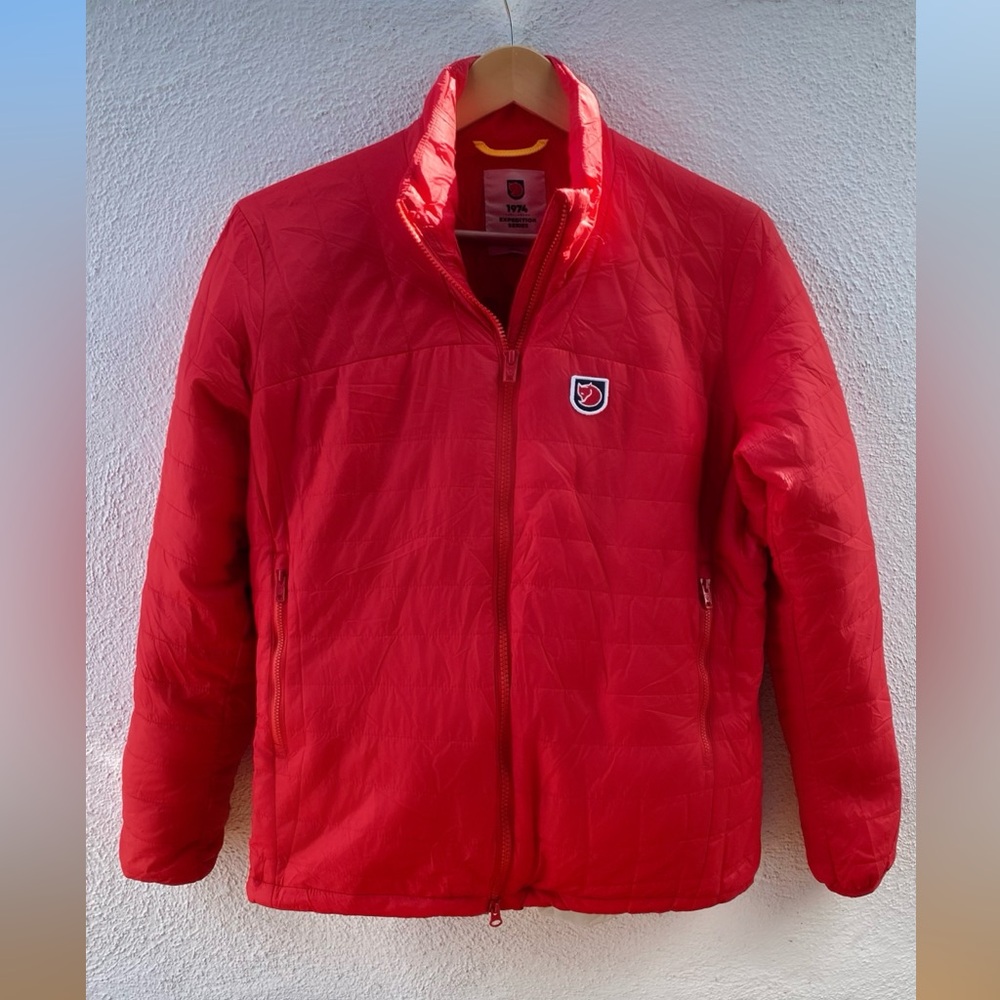 Fjallraven Red Puffer Jacket